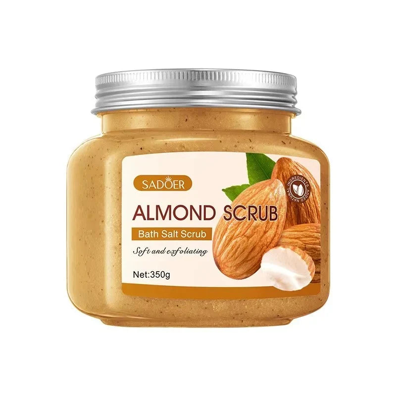 Sadoer Almond Scrub Soft And Exfoliating Bath Salt Scrub - 350g - Buy Online in Pakistan at Cosmia.pk