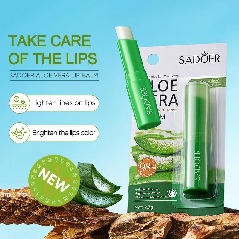 Sadoer Aloe Vera Lip Balm 2.7g - Buy Online in Pakistan at Cosmia.pk