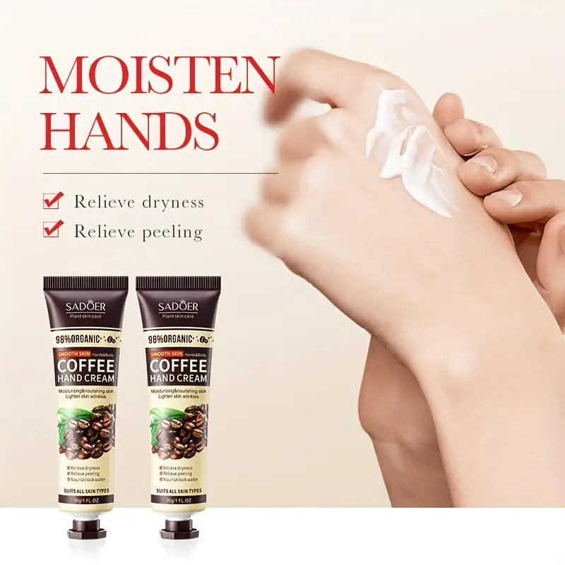 Sadoer Coffee Moisturizing Hand Cream - 30g - Buy Online in Pakistan at Cosmia.pk