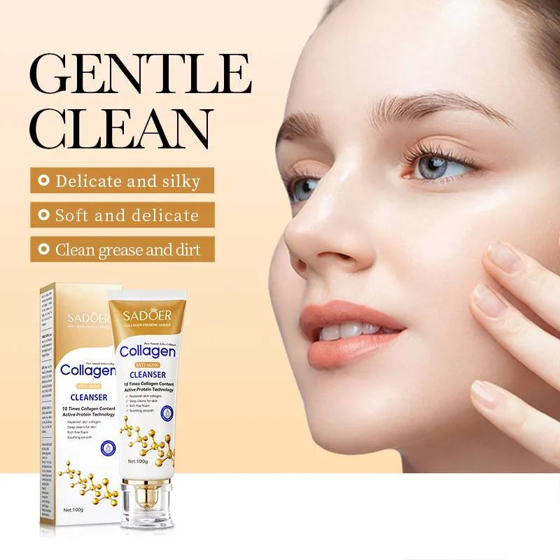 Sadoer Collagen Anti-Aging Face Cleanser - 100g - Buy Online in Pakistan at Cosmia.pk