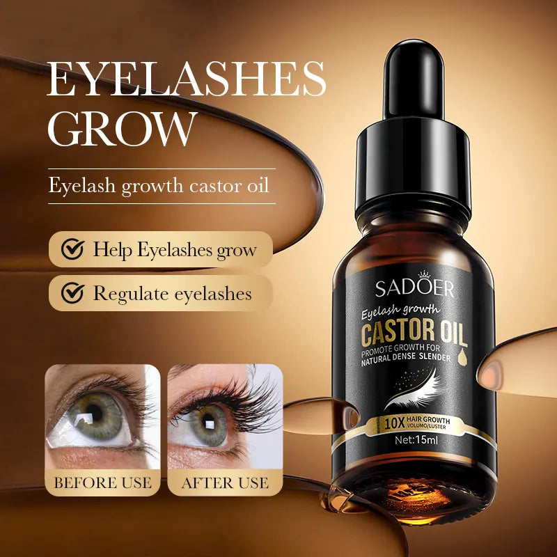 Sadoer Eyelash Growth Castor Oil - 15ml - Buy Online in Pakistan at Cosmia.pk
