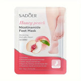 Sadoer Honey Peach Nicotinamide Moisturizing Foot Mask - Buy Online in Pakistan at Cosmia.pk