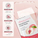 Sadoer Honey Peach Nicotinamide Moisturizing Foot Mask - Buy Online in Pakistan at Cosmia.pk