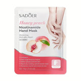 Sadoer Honey Peach Nicotinamide Moisturizing Hand Mask - Buy Online in Pakistan at Cosmia.pk