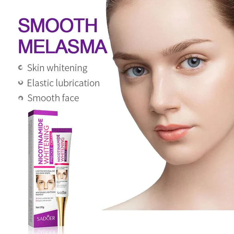 Sadoer Nicotinamide Whitening Lightening Spots Freckle Face Cream - 20g - Buy Online in Pakistan at Cosmia.pk