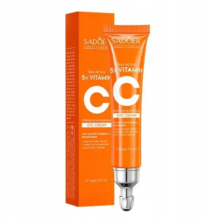 Sadoer Skin Active 5x Vitamin C Firming And Nourishing Eye Cream - 20g - Buy Online in Pakistan at Cosmia.pk