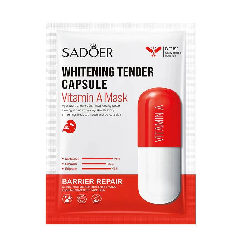 Sadoer Vitamin A Whitening Tender Capsule Facial Sheet Mask - Buy Online in Pakistan at Cosmia.pk
