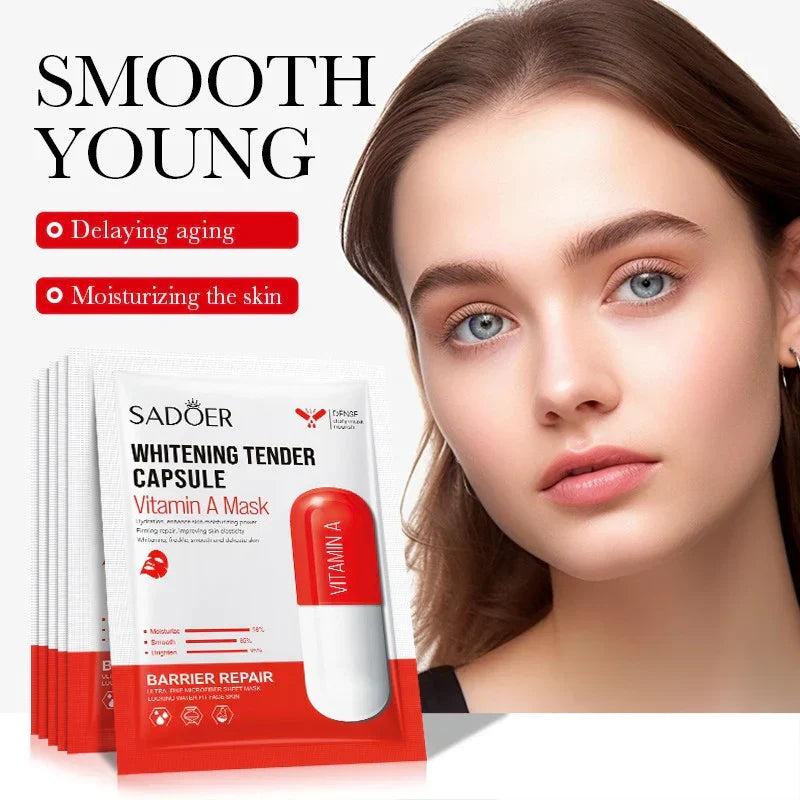Sadoer Vitamin A Whitening Tender Capsule Facial Sheet Mask - Buy Online in Pakistan at Cosmia.pk
