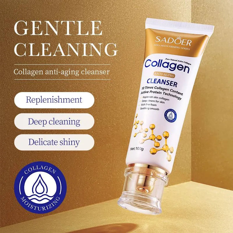Sadoer Collagen Anti-Aging Face Cleanser - 100g - Buy Online in Pakistan at Cosmia.pk