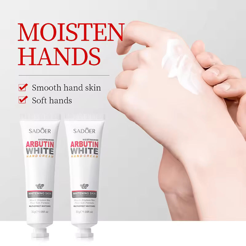 Sadoer Nicotinamide Arbutin White Hand Cream 30g - Buy Online in Pakistan at Cosmia.pk