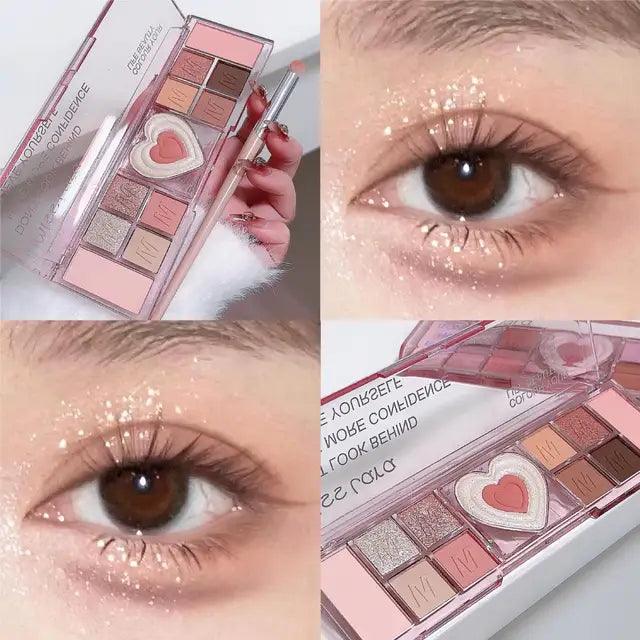 Miss Lara Eyeshadow Palette Shiny - 12 Colors - Buy Online in Pakistan at Cosmia.pk