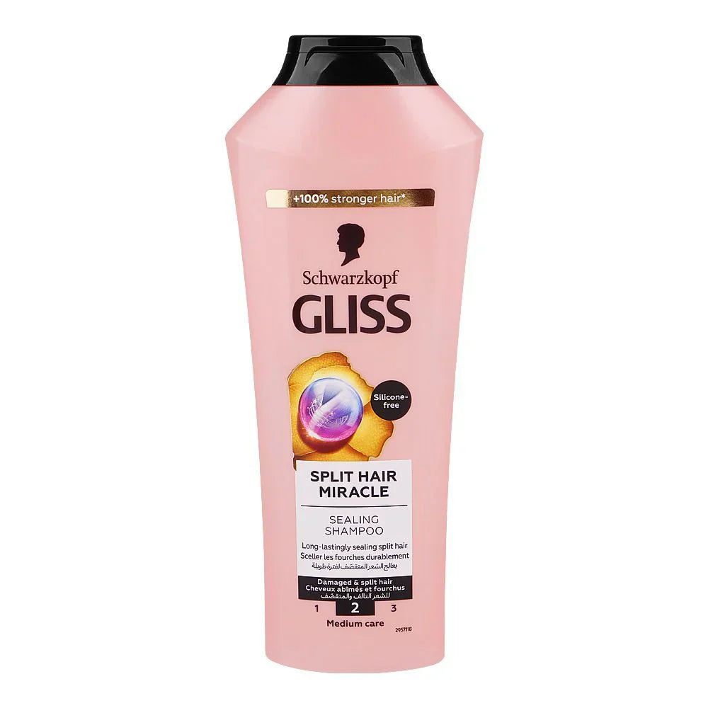 Schwarzkopf Gliss Split Hair Miracle Sealing Shampoo, For Damaged & Split Hair - 400ml - Buy Online in Pakistan at Cosmia.pk