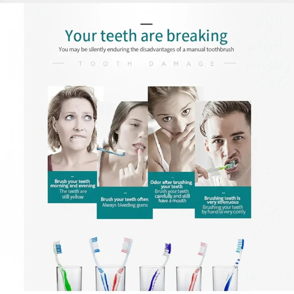 Sonic Electric Toothbrush for Adults IPX7 Waterproof - Buy Online in Pakistan at Cosmia.pk