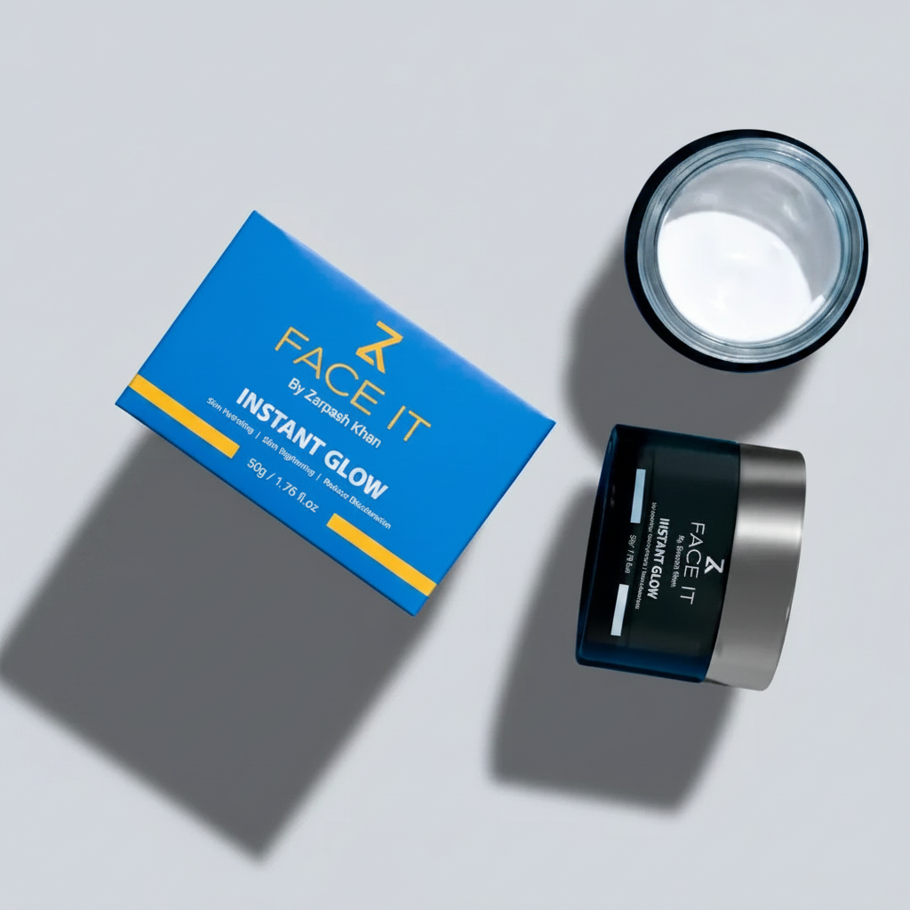 Face It by Zarpash Khan Instant Glow Cream - 50g - Buy Online in Pakistan at Cosmia.pk