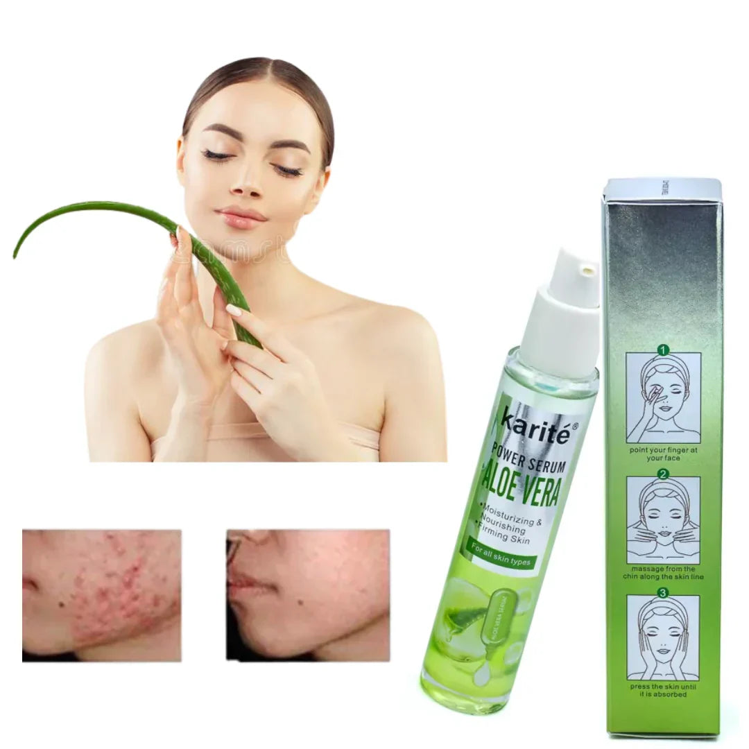 Original Karite Power Aloe Vera Moisturizing Serum - 35ml - Buy Online in Pakistan at Cosmia.pk