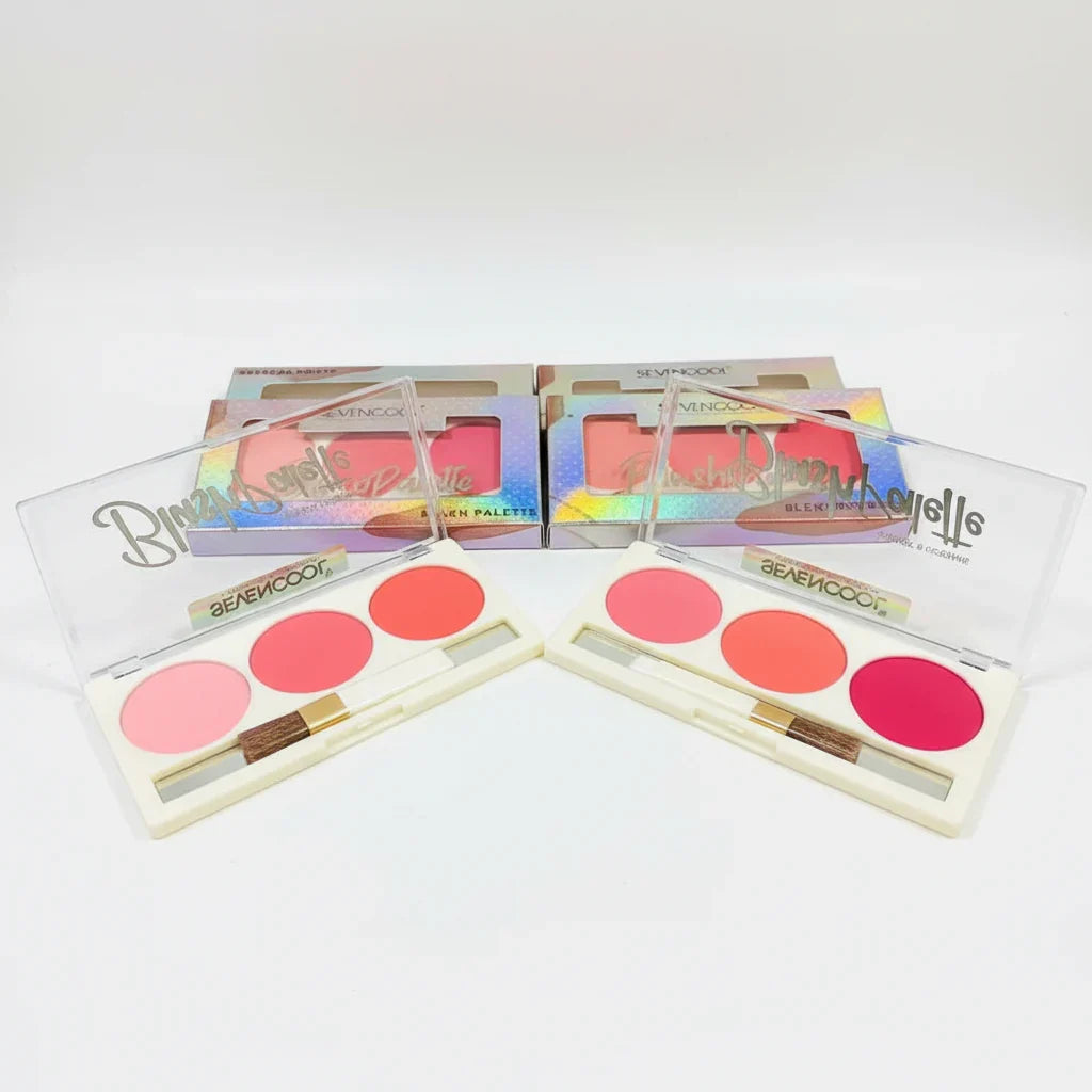 Seven Cool Blusher Palette - 3 Colors - Buy Online in Pakistan at Cosmia.pk