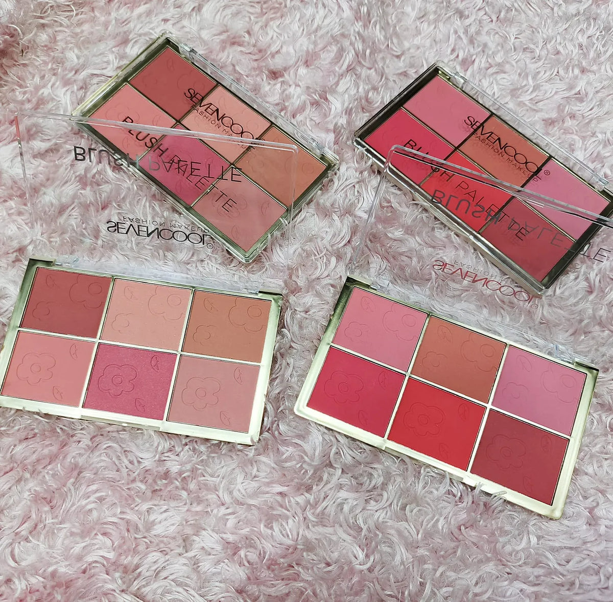 Seven cool 6 in 1 Blush Palette - Buy Online in Pakistan at Cosmia.pk