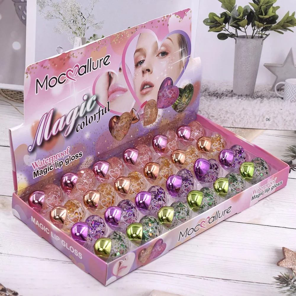 Mocallure Heart Shape Waterproof Magic Lip Gloss - Buy Online in Pakistan at Cosmia.pk