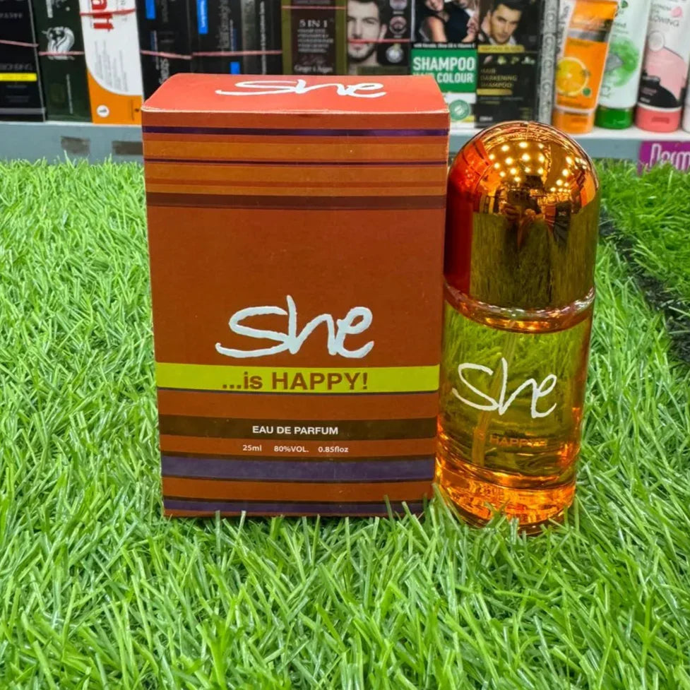 She Is Happy Eau De Perfume 25ml - Buy Online in Pakistan at Cosmia.pk