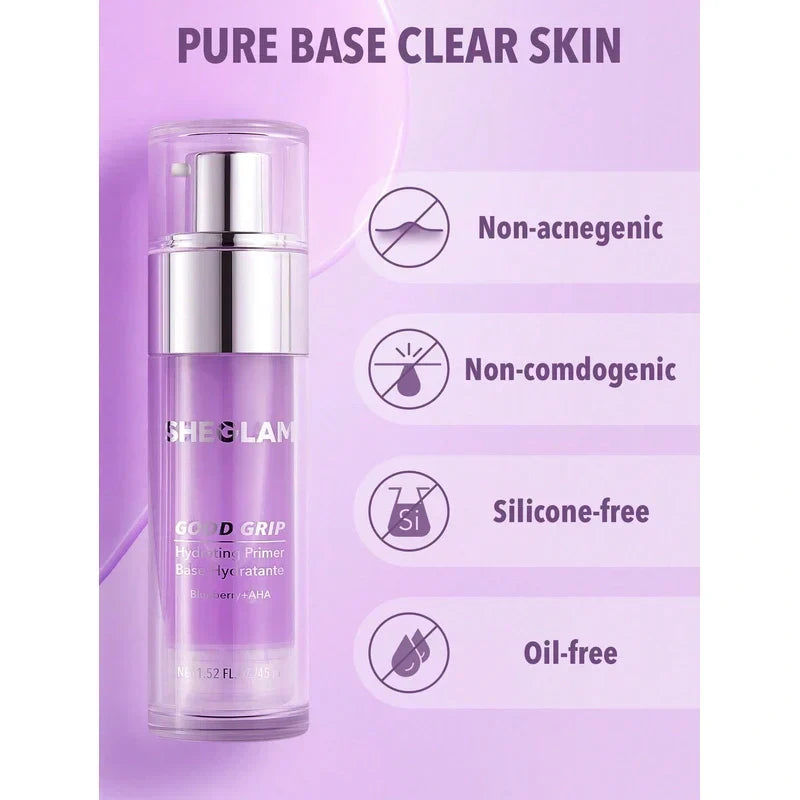 Sheglam Good Grip Hydrating Primer Blueberry + AHA - 45ml - Buy Online in Pakistan at Cosmia.pk