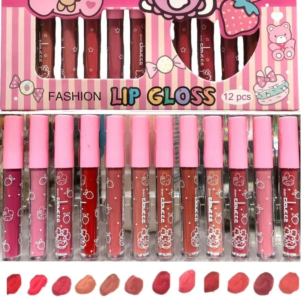 Shiny Douccc Lip Gloss (12Pcs) Set - Buy Online in Pakistan at Cosmia.pk