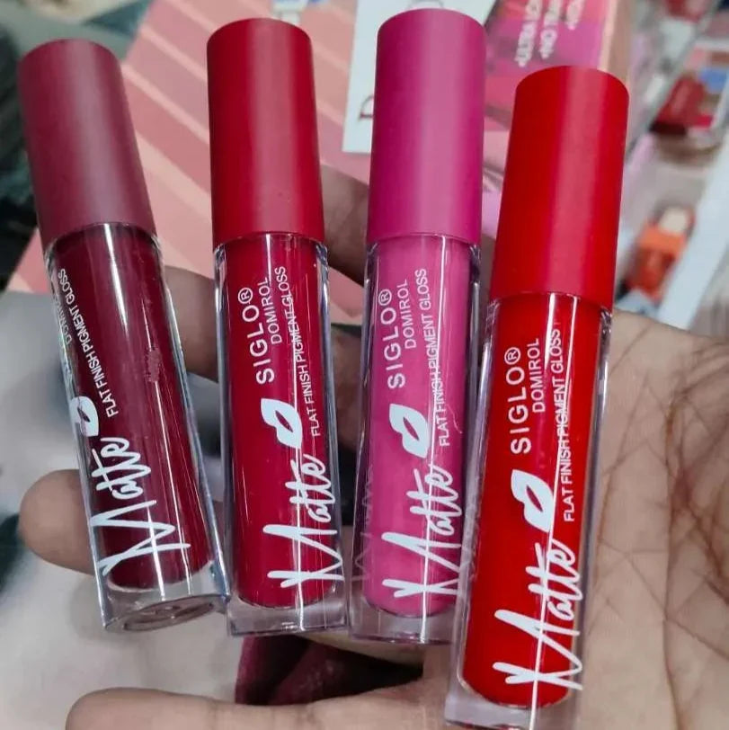 Siglo matte lipgloss,(pack of 4) - Buy Online in Pakistan at Cosmia.pk