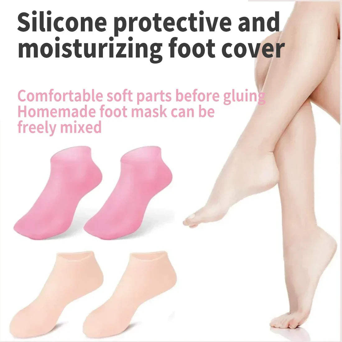 Silicon Moisturizing Gel Socks - Buy Online in Pakistan at Cosmia.pk