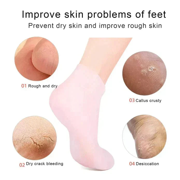 Silicon Moisturizing Gel Socks - Buy Online in Pakistan at Cosmia.pk