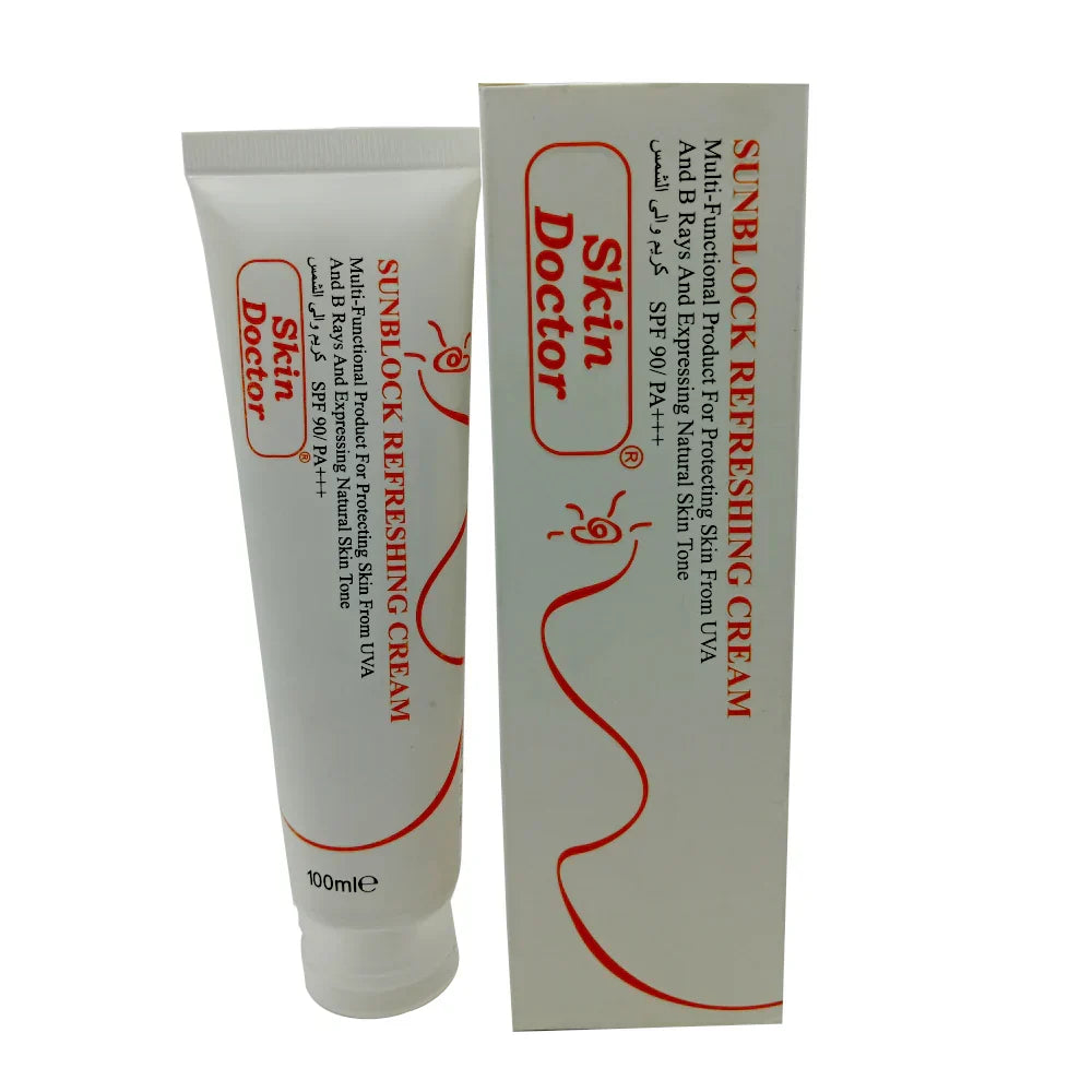 Skin Doctor Sunblock Refreshing Cream SPF 90 - 100ml - Buy Online in Pakistan at Cosmia.pk