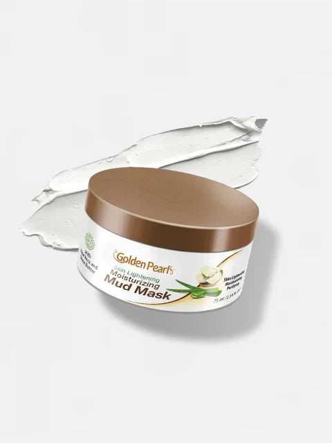 Golden Pearl Skin Lightening Moisturizing Mud Mask - 75ml - Buy Online in Pakistan at Cosmia.pk
