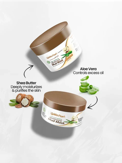 Golden Pearl Skin Lightening Moisturizing Mud Mask - 75ml - Buy Online in Pakistan at Cosmia.pk