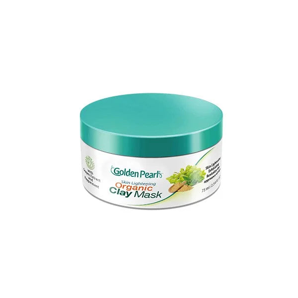 Golden Pearl Skin Lightening Organic Clay Mask - 75ml - Buy Online in Pakistan at Cosmia.pk