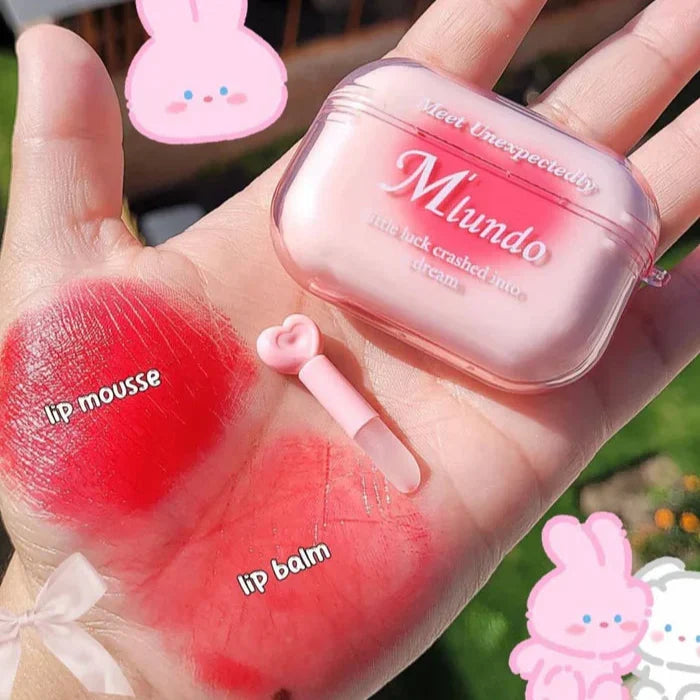 Miundo AirPods Lip Mousse & Lip Balm Set - Buy Online in Pakistan at Cosmia.pk