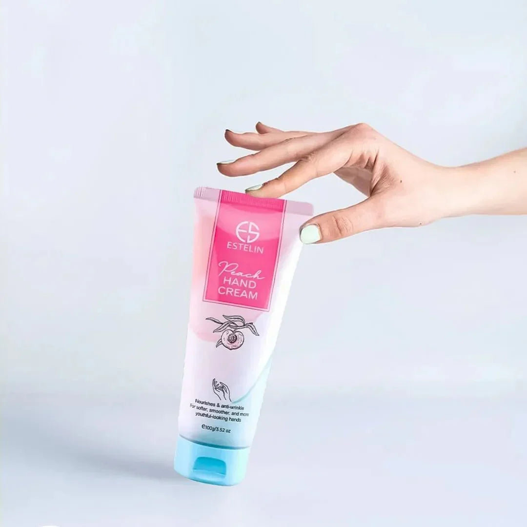 Estelin Peach Nourishes & Anti Wrinkle Hand Cream - 100g - Buy Online in Pakistan at Cosmia.pk
