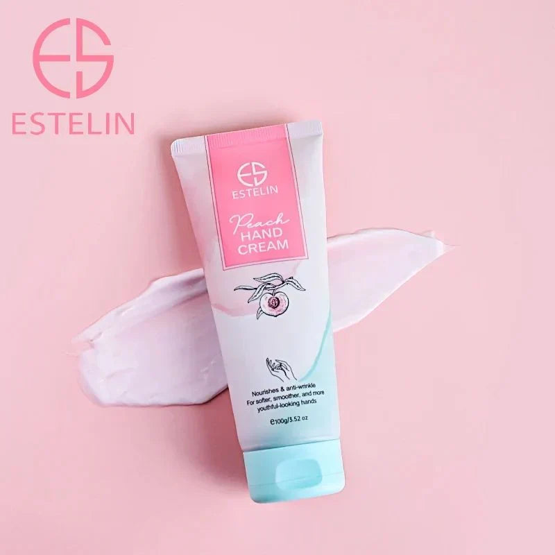 Estelin Peach Nourishes & Anti Wrinkle Hand Cream - 100g - Buy Online in Pakistan at Cosmia.pk