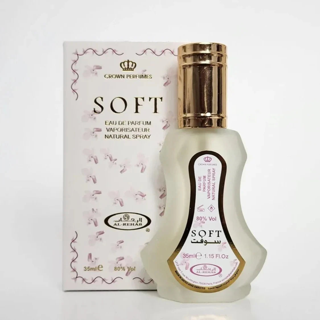 Al Rehab Soft Eau De Natural Perfume Spray - 35ml - Buy Online in Pakistan at Cosmia.pk
