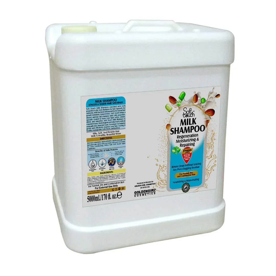 Soft Touch Milk Shampoo - 5ltr - Buy Online in Pakistan at Cosmia.pk