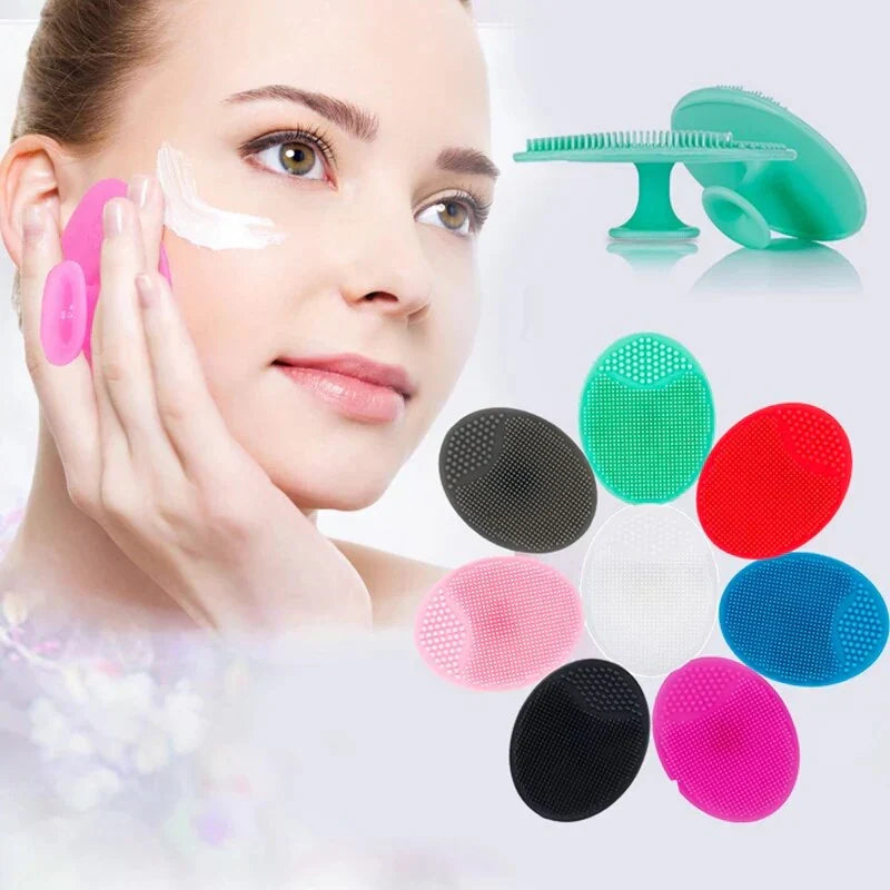 Portable Facial Cleaning Mat Pad Scrubber Silicone Face Cleansing - Buy Online in Pakistan at Cosmia.pk