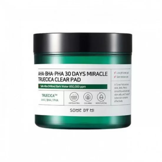 Some By Mi - AHA BHA PHA 30 Days Miracle Truecica Clear Pad 70 pcs - Buy Online in Pakistan at Cosmia.pk