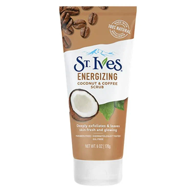 St. Ives Energizing Coconut & Coffee Scrub - 170g - Buy Online in Pakistan at Cosmia.pk