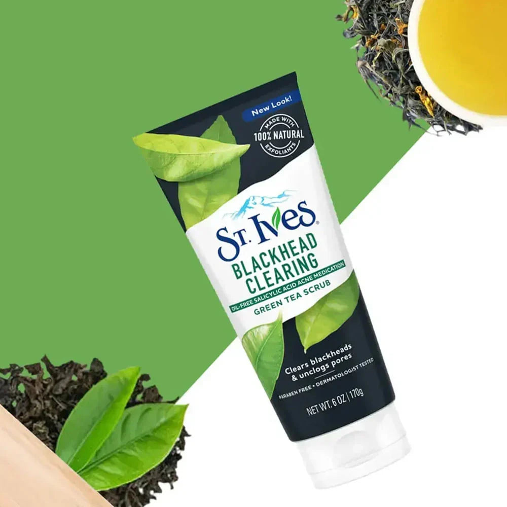 St Ives - Blackhead Clearing Green Tea Salicylic Acid & Bamboo Powder - Buy Online in Pakistan at Cosmia.pk
