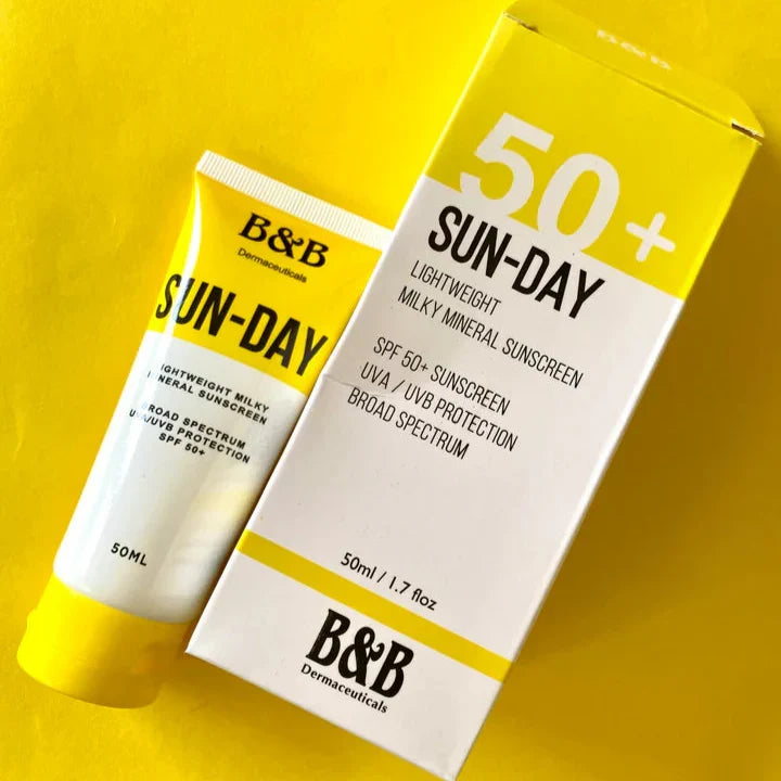 B&B Sun-Day Milky Mineral Sunscreen - 50ml - Buy Online in Pakistan at Cosmia.pk