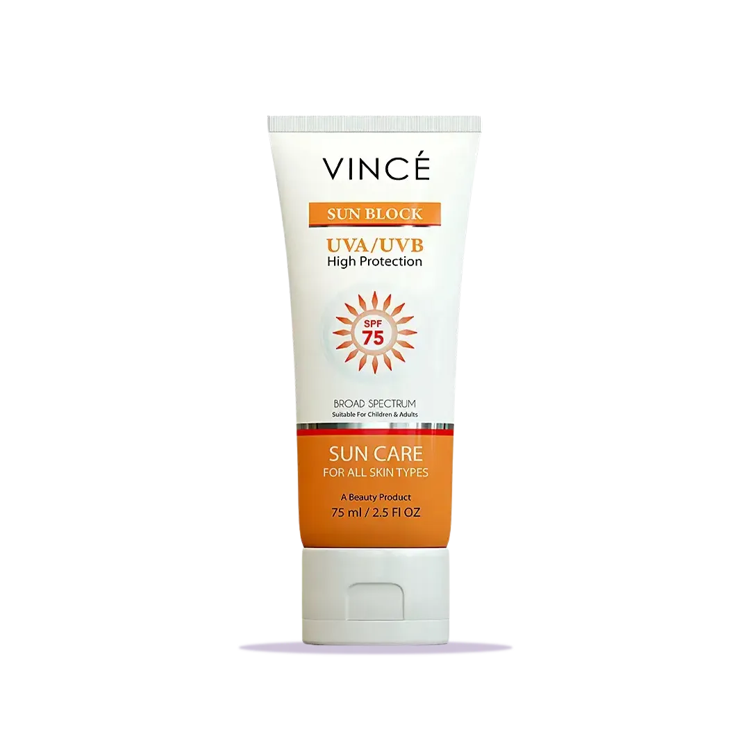 Vince Sunblock SPF 75 - 75ml - Buy Online in Pakistan at Cosmia.pk