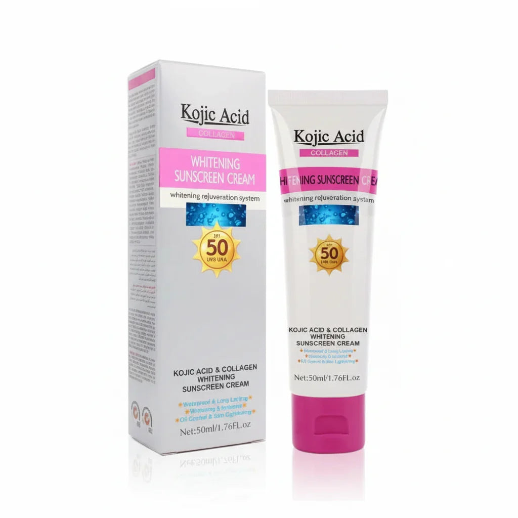 Kojic Acid Collagen Whitening Sunscreen Cream - 50ml - Buy Online in Pakistan at Cosmia.pk