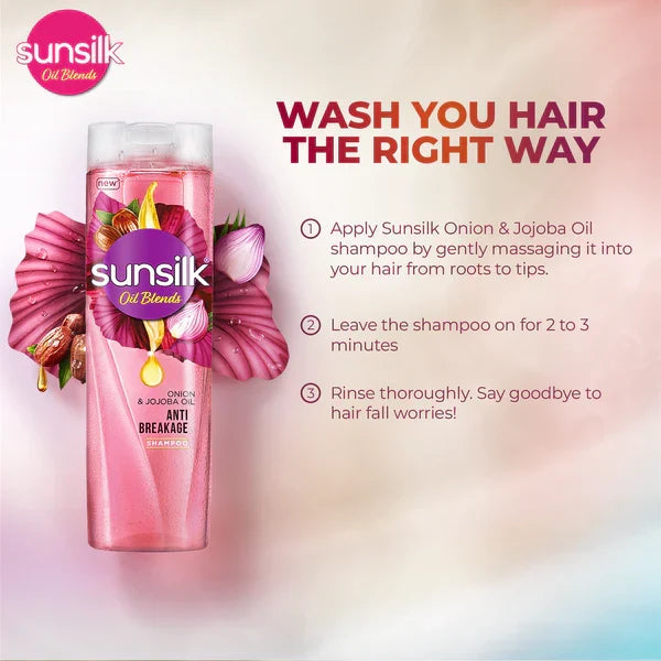 Sunsilk - Oil Blends Onion & Jojoba Oil Shampoo - 380Ml - Buy Online in Pakistan at Cosmia.pk