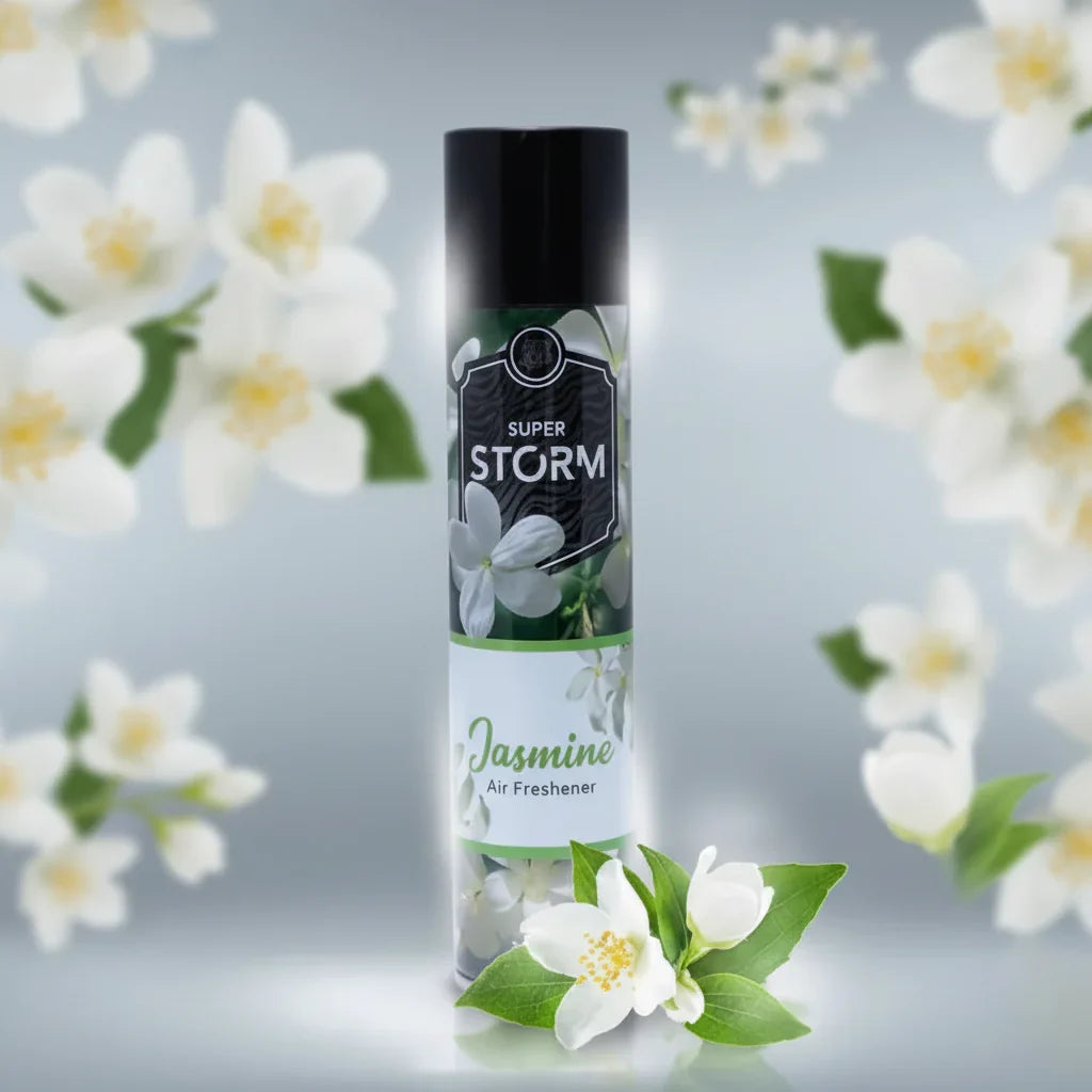 Super Storm Jasmine Air Freshener- 300ml - Buy Online in Pakistan at Cosmia.pk