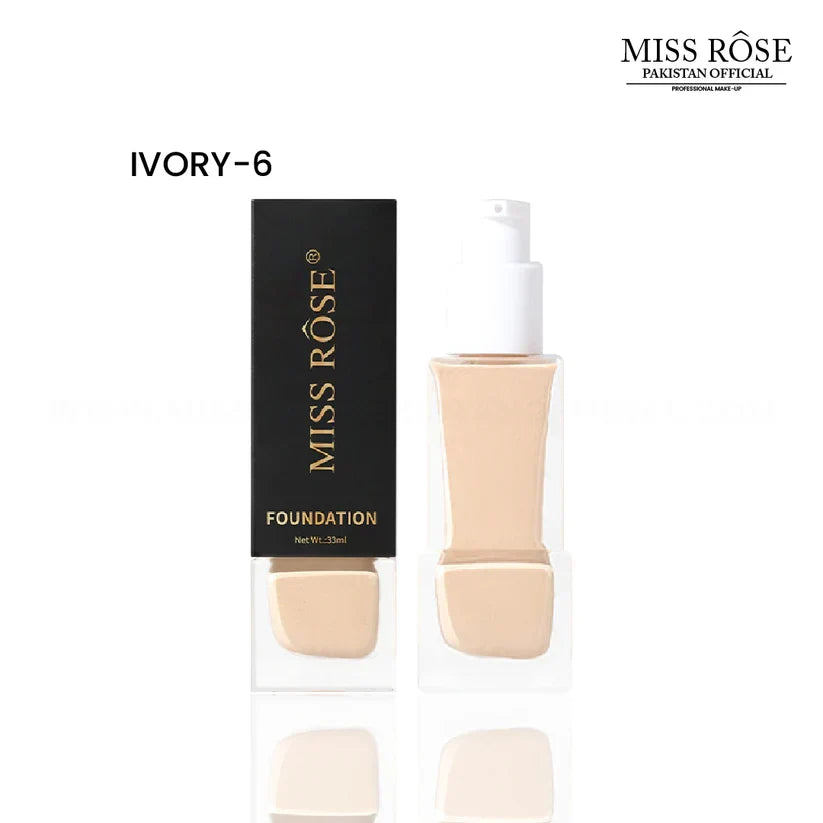 Miss Rose Super Docile Foundation - 33ml - Buy Online in Pakistan at Cosmia.pk