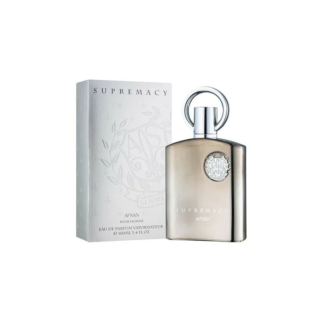 Afnan Men Supremacy Silver Homme Edp Perfume - 100ml - Buy Online in Pakistan at Cosmia.pk