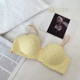Sweet Printed Half Cup Seamless Push Up Bra - Buy Online in Pakistan at Cosmia.pk