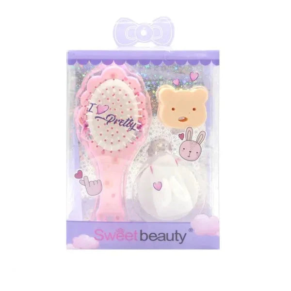 Sweet Beauty Hair & Skin Care Set - Pink & White - Buy Online in Pakistan at Cosmia.pk